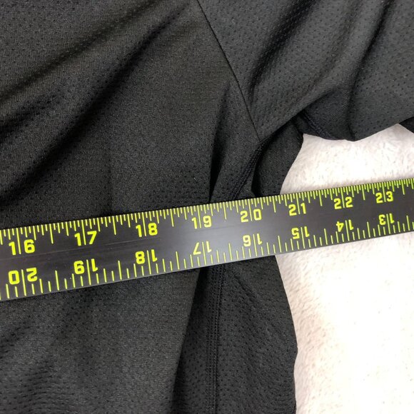 Neleus Mens Athletic T-Shirt Size XL Black Short Sleeve Running Activewear Mesh - Picture 4 of 9